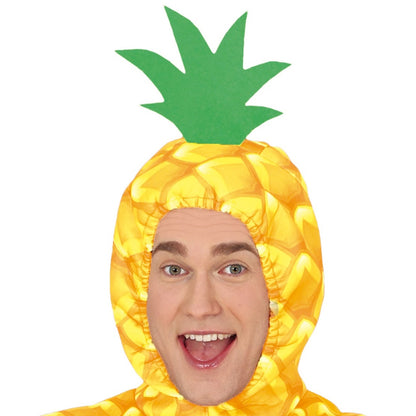 Gelbe Ananas-Kostüm für Erwachsene