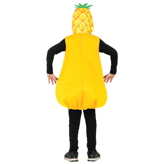 Gelbe Ananas-Kostüm für Kinder