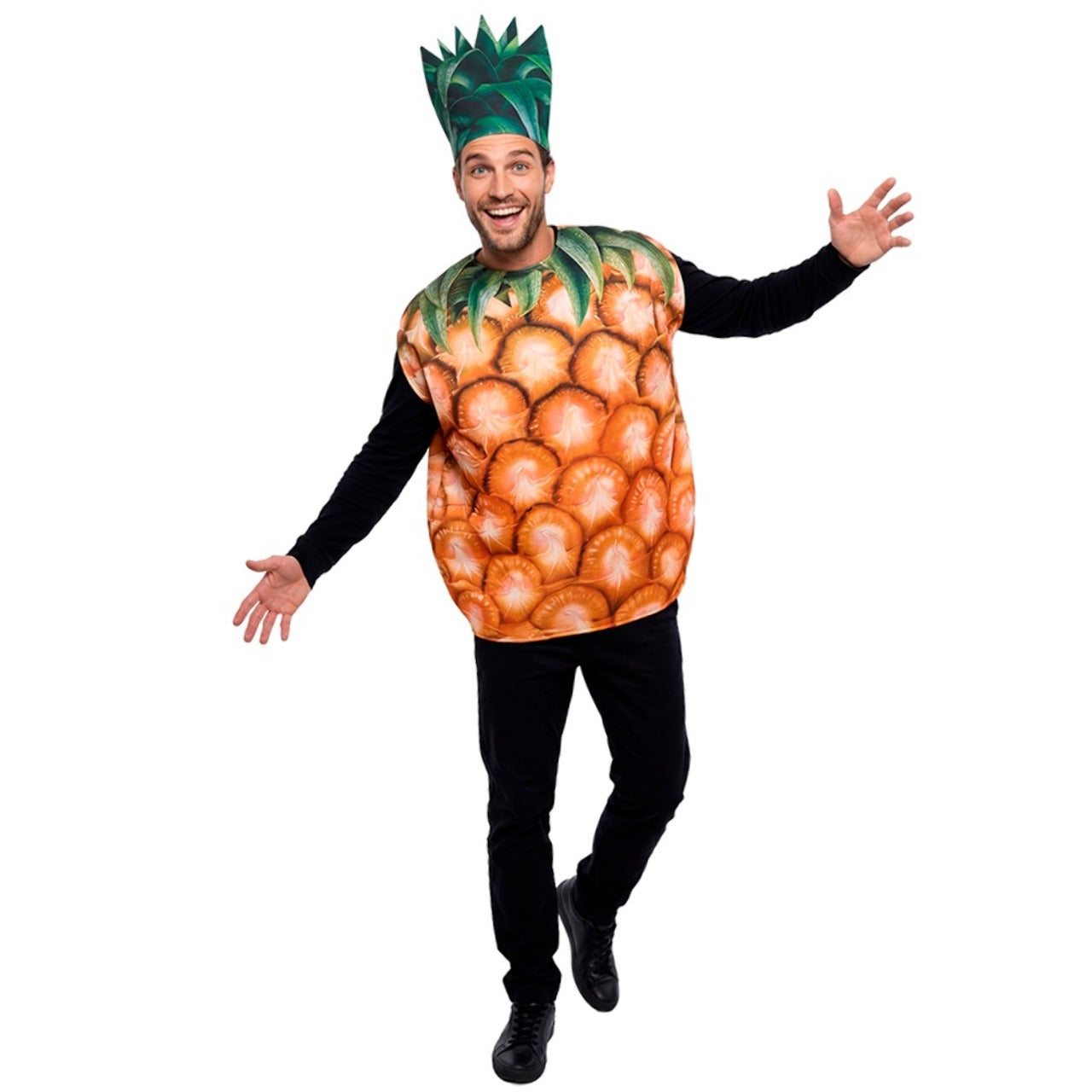 Ananas Kostüm in Gold für Erwachsene