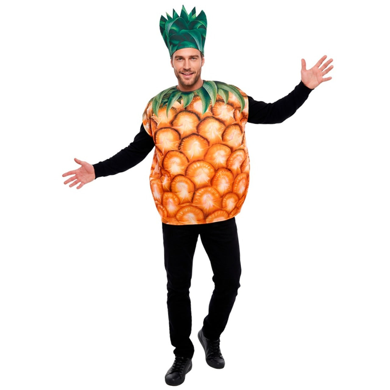 Ananas Kostüm in Gold für Erwachsene
