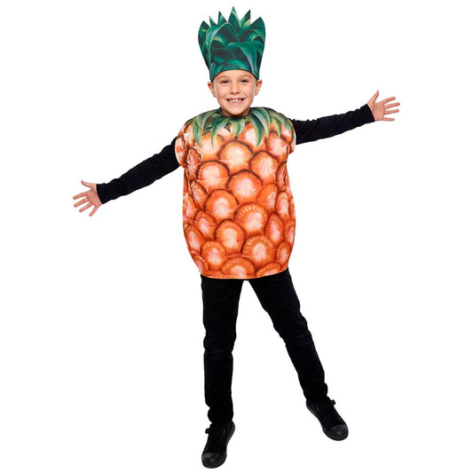 Ananas Kostüm in Gold für Kinder
