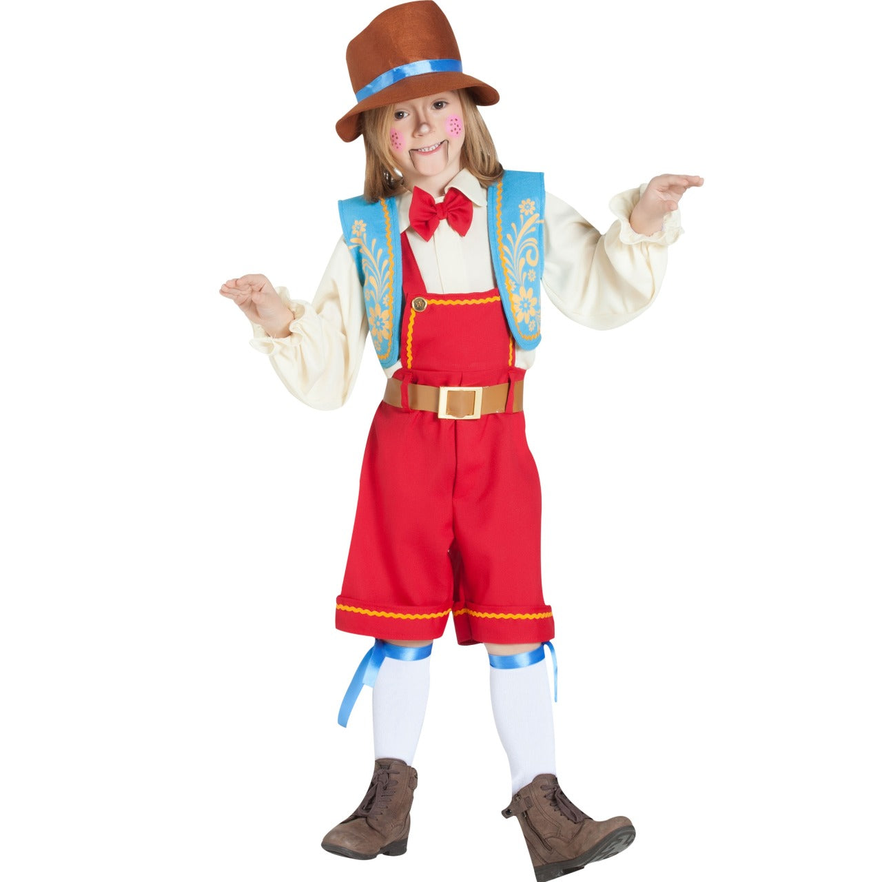 Pinocchio-Kostüm Kinderoverall