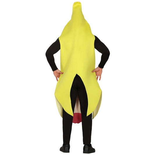 Lustiger Bananen-Kostüm gelb für Erwachsene