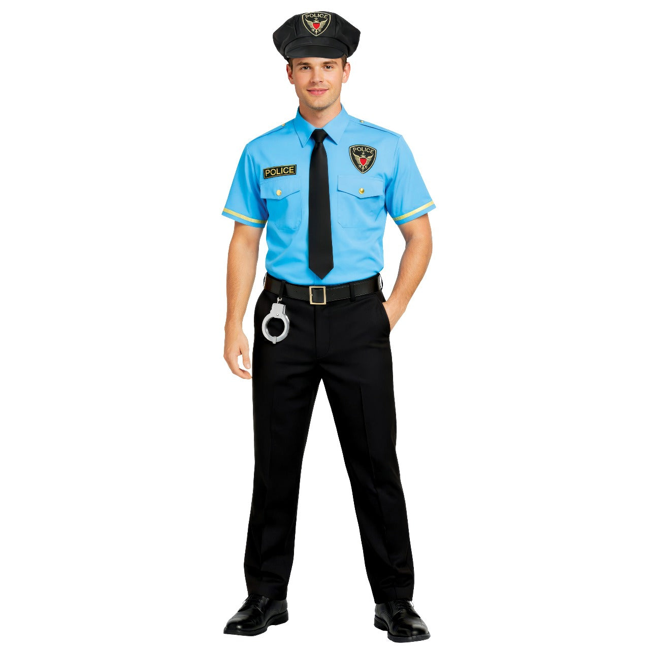 Offizielles Blaues Polizei-Kostüm für Herren