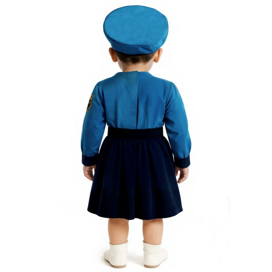 Polizistin-Kleid-Kostüm für Babys