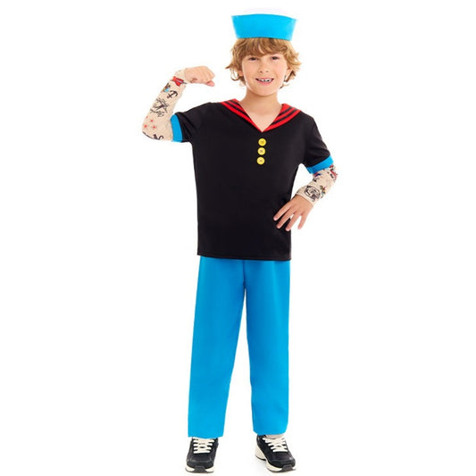 Stark Popeye-Kostüm für Kinder