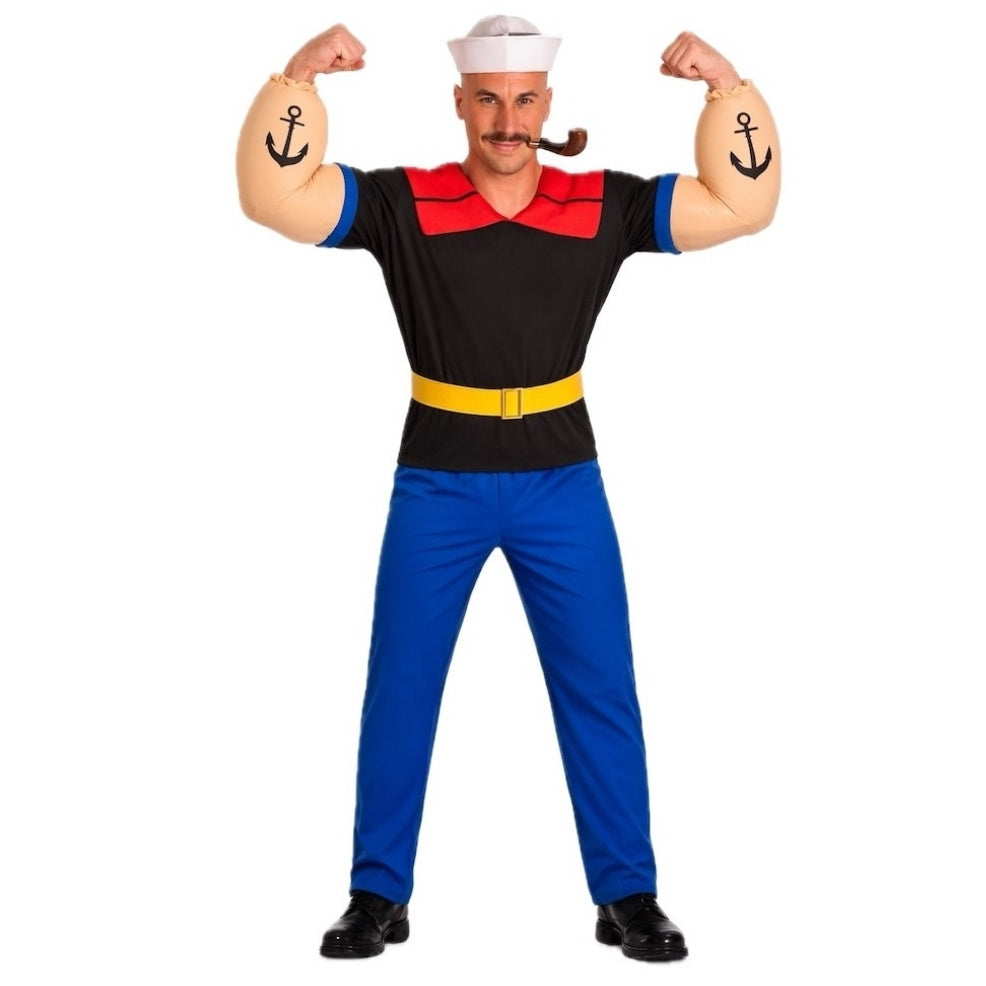 Muskelprotz Popeye Kostüm für Herren