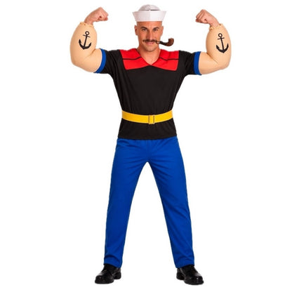 Muskelprotz Popeye Kostüm für Herren