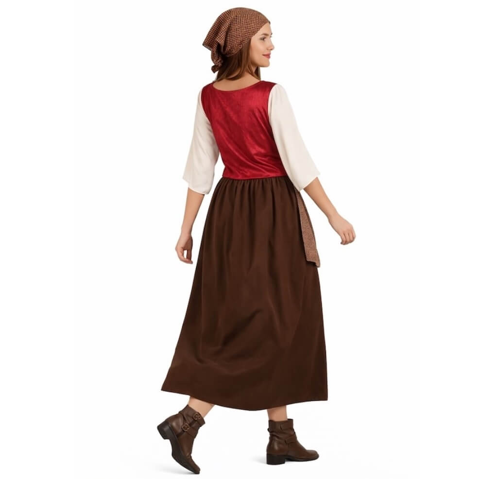 Gastwirtin Braun-Kostüm für Damen