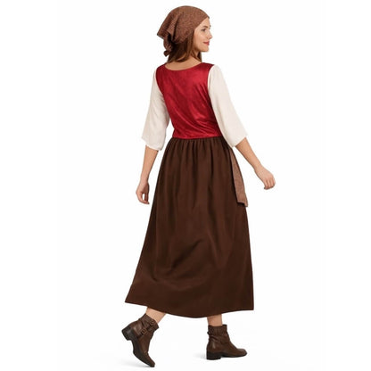 Gastwirtin Braun-Kostüm für Damen