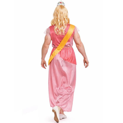 Prinzessin-Kostüm mit Schärpe für Herren