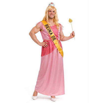 Prinzessin-Kostüm mit Schärpe für Herren