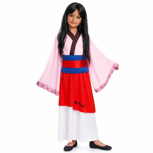 Prinzessin-Mulan-Kostüm für Mädchen