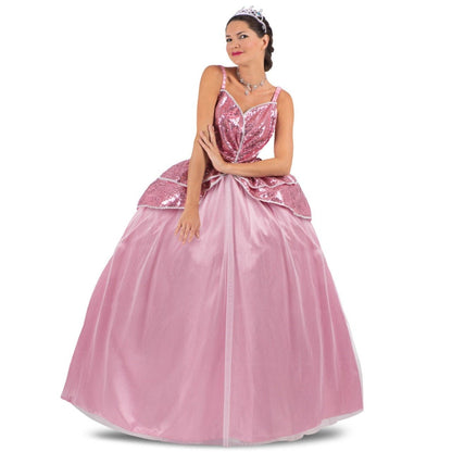 Prinzessin-Rosa Deluxe Kostüm für Damen