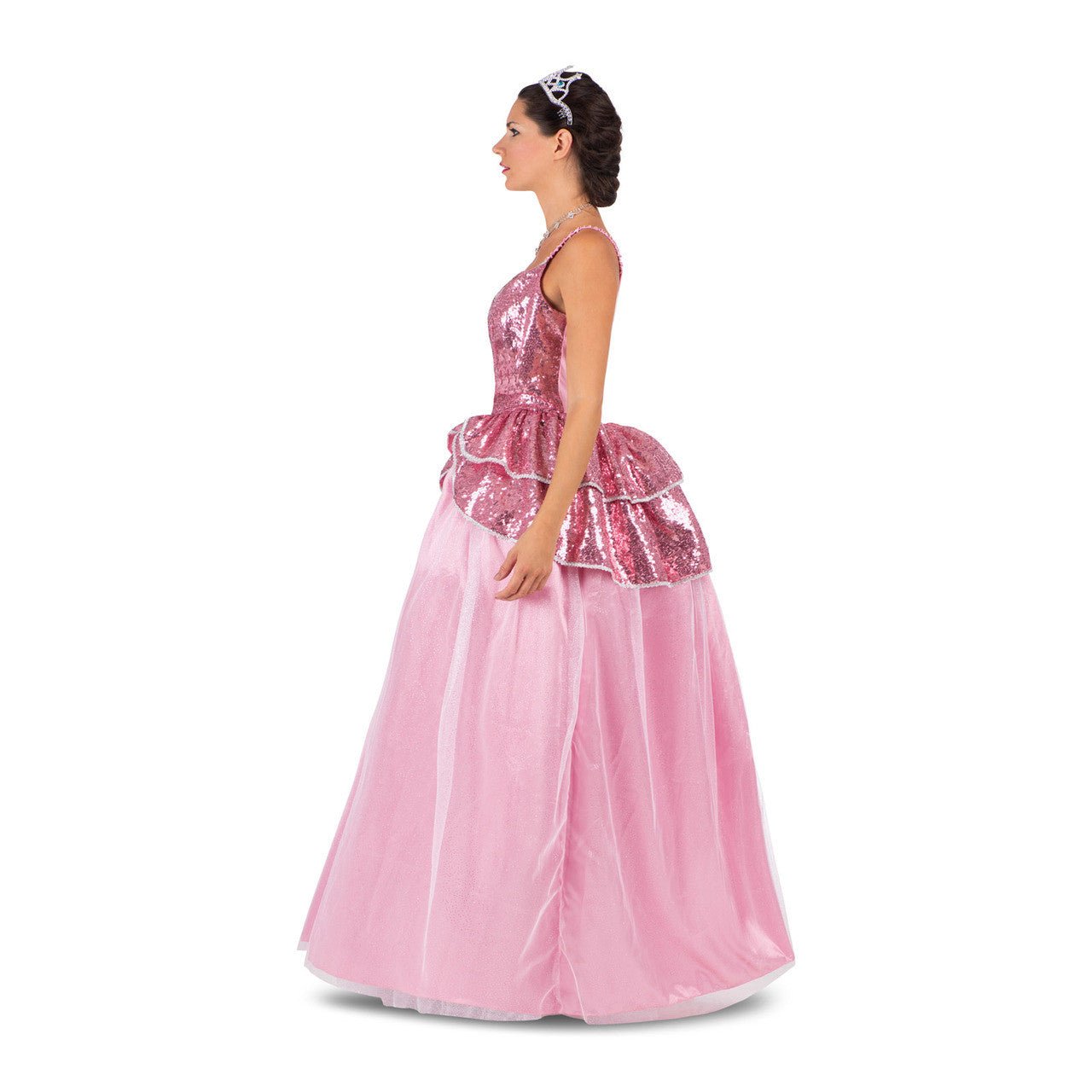 Prinzessin-Rosa Deluxe Kostüm für Damen