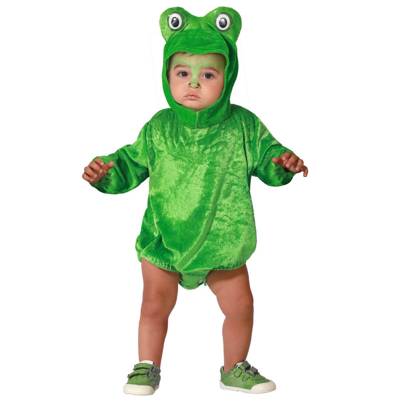 Grüner Frosch-Kostüm für Babys