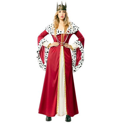 Mittelalter Königin Kostüm Deluxe für Damen
