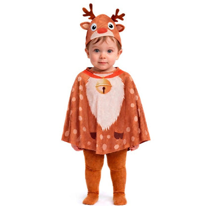 Rentiere-Poncho-Kostüm für Babys
