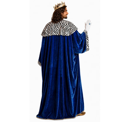 König Melchior Kostüm Zebra für Erwachsene