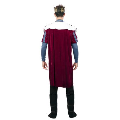 Mittelalter-König Deluxe Kostüm für Herren