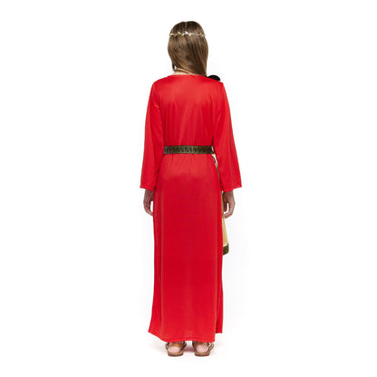 Elegantes Römisches Rotes Kostüm für Damen