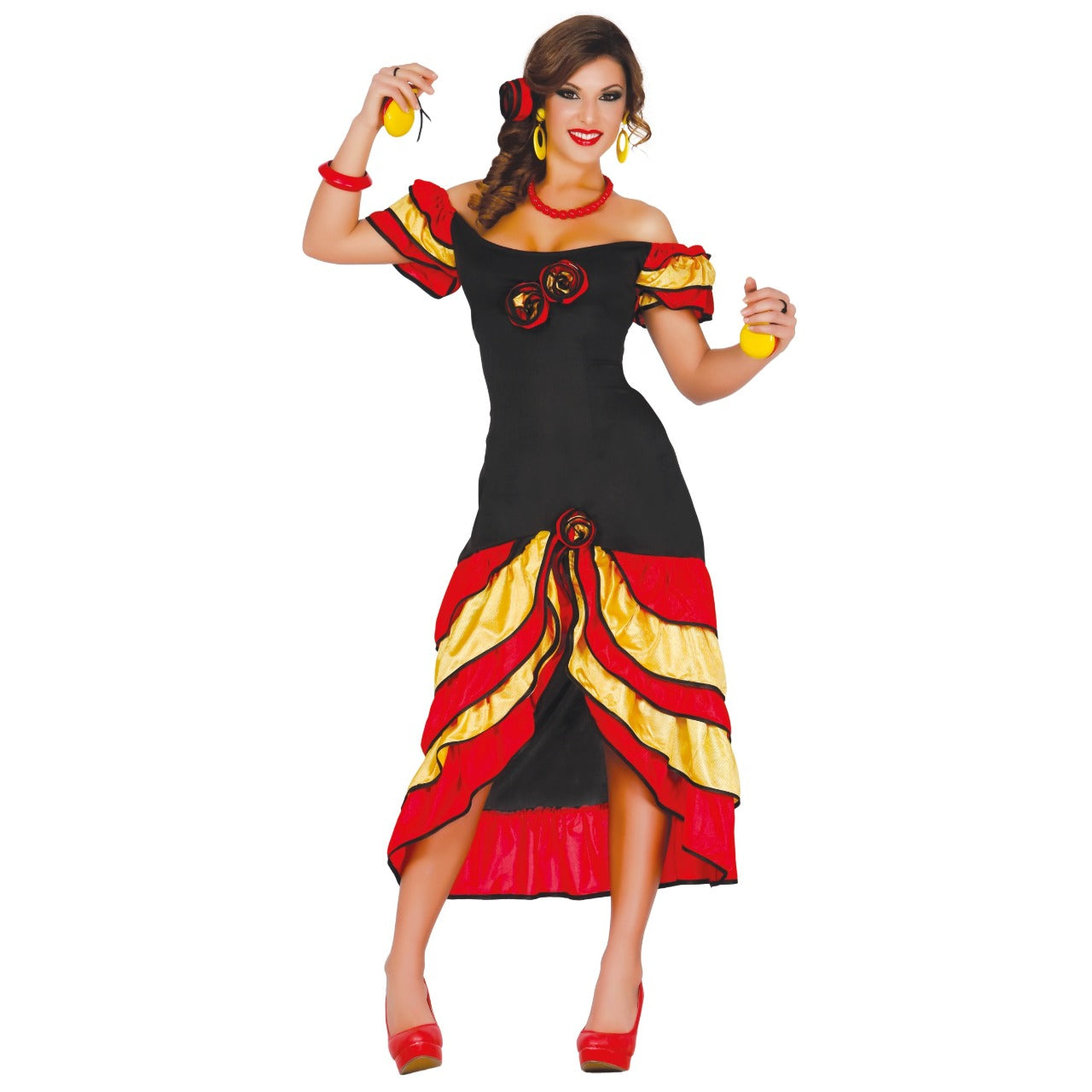 Lustiges Rumbera-Kostüm für Damen