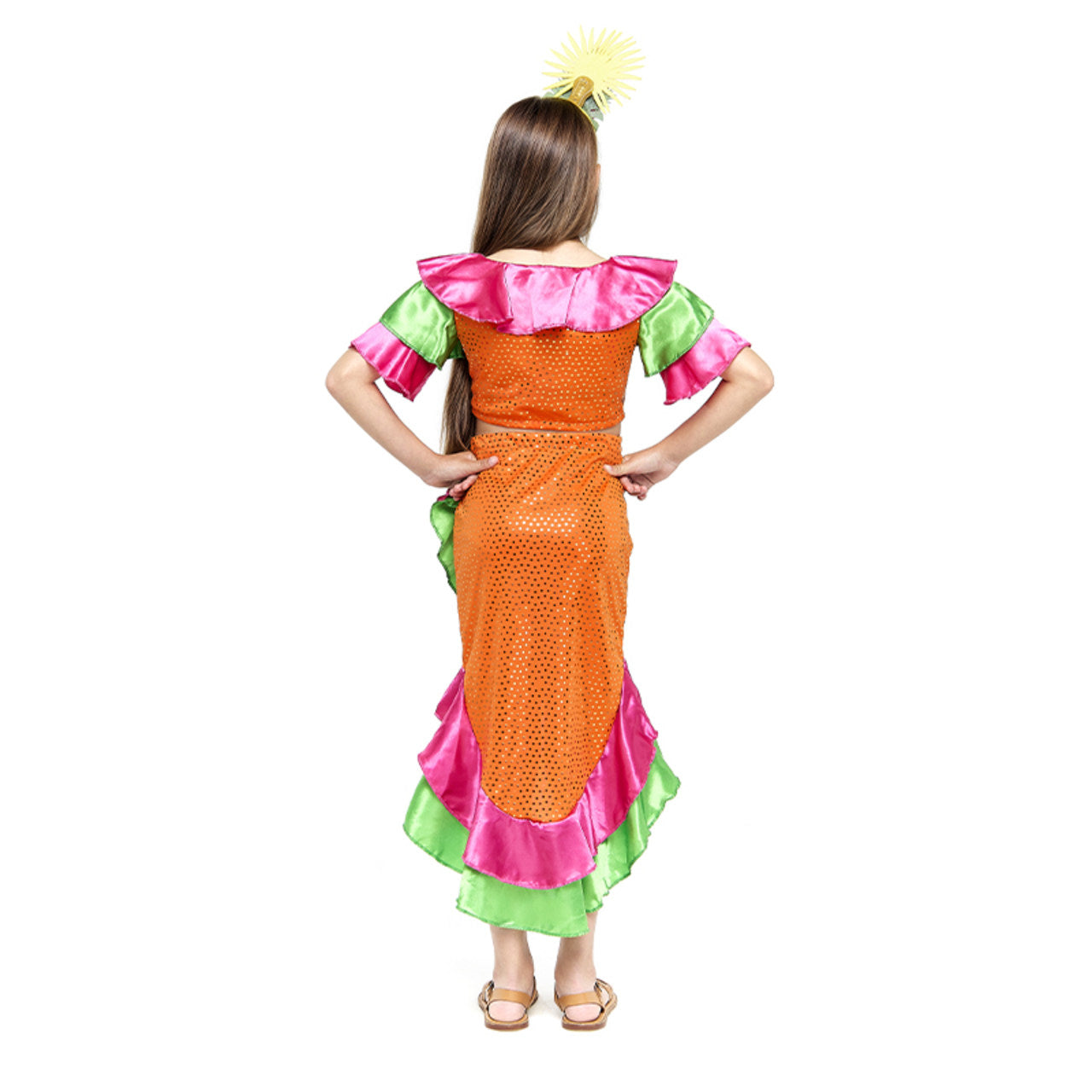 Rumbera-Samba-Kostüm für Mädchen