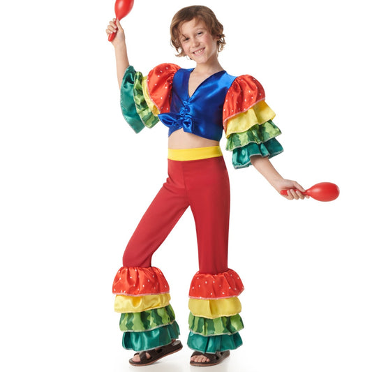 Buntes Rumbero-Kostüm für Jungen