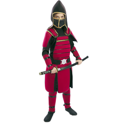 Rotes Samurai Kostüm für Jungen