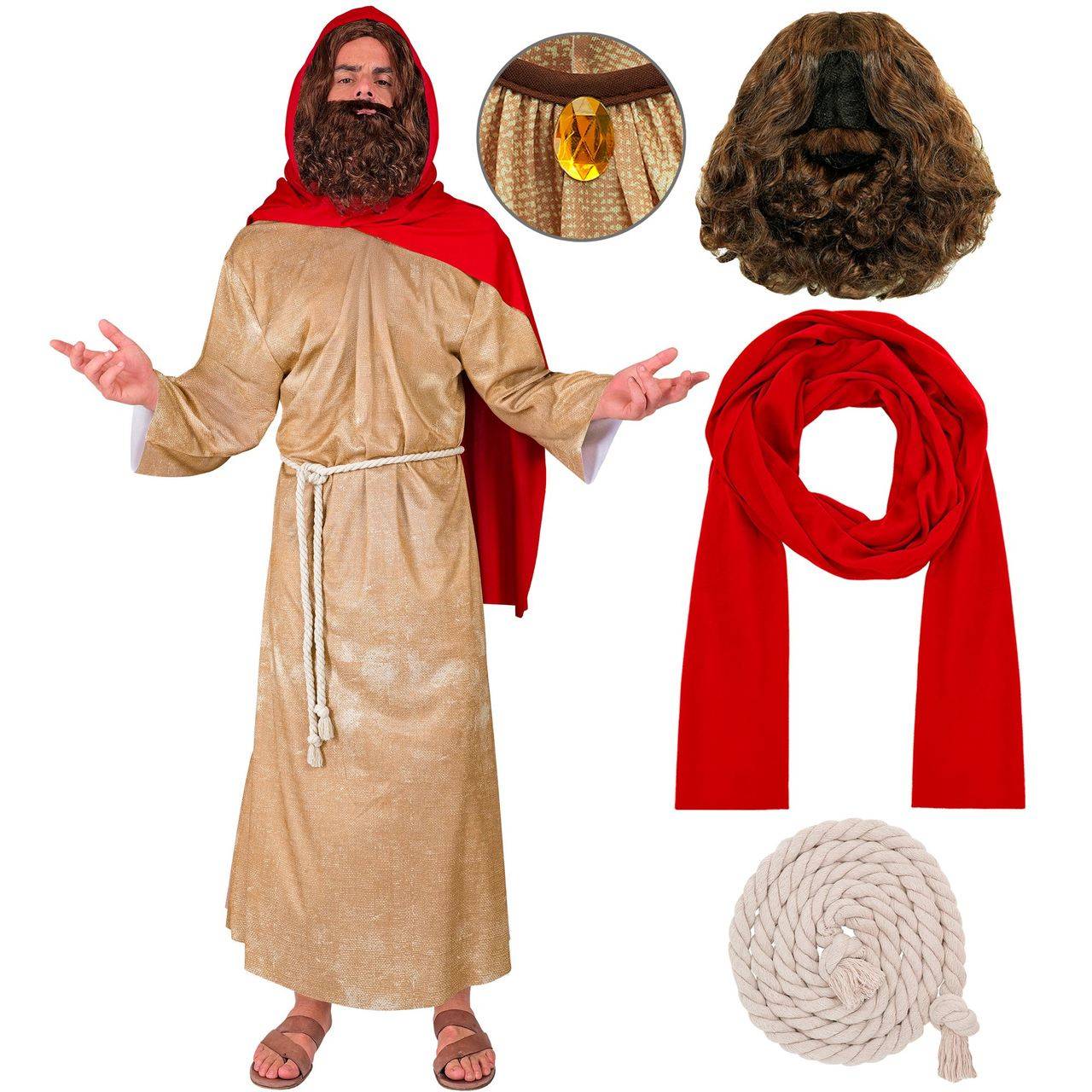 San-Jose-Messias-Kostüm für Erwachsene