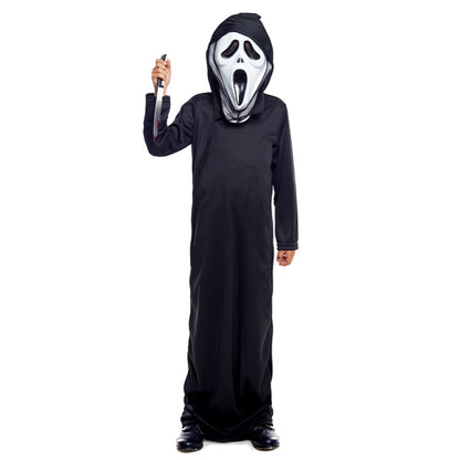 Schwarzes Scream-Kostüm für Jungen
