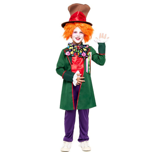 Verrückter-Hutmacher-Kostüm mit Schleife für Jungen