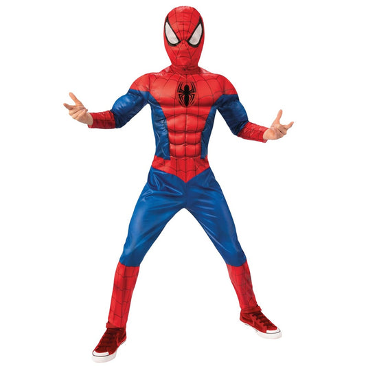Spiderman™ Black Line Muskelkostüm für Kinder