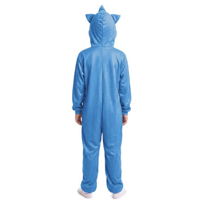 Süßer Blauer Igel-Kostüm für Kinder