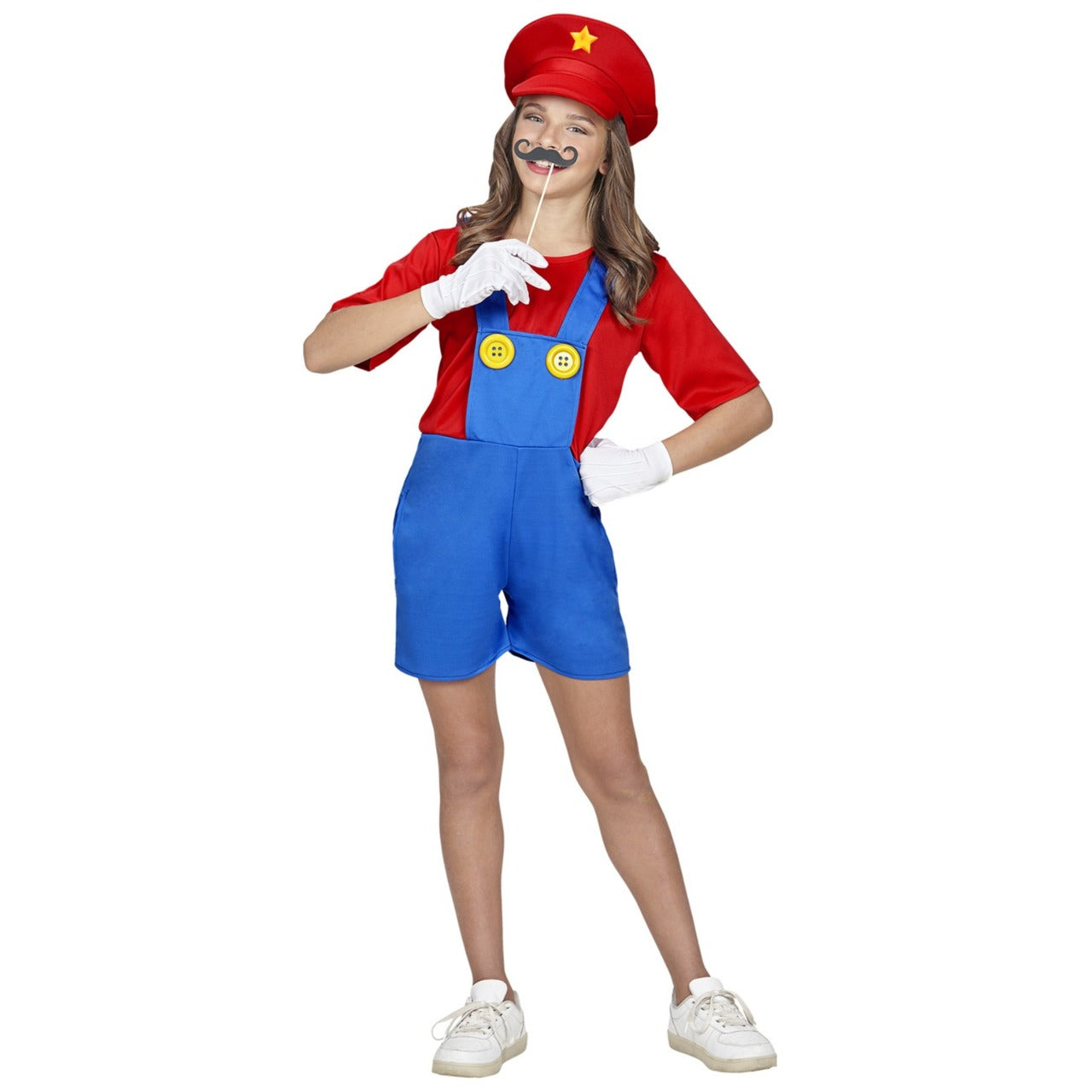 Super Mario Videospielkostüm für Mädchen