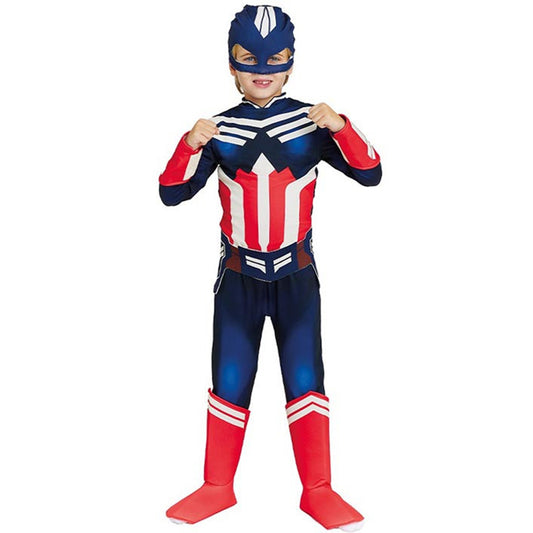 Superheld Amerika Kostüm für Jungen