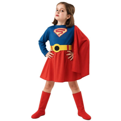 Supergirl Umhang Kostüm für Mädchen