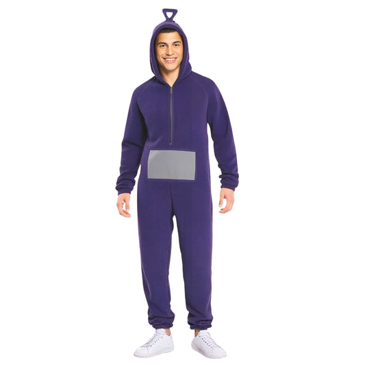 Lila Teletubbie-Kostüm für Erwachsene