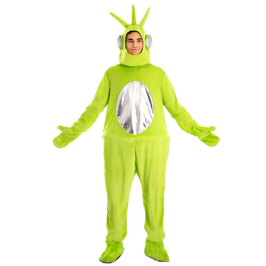 Grünes Teletubbie-Kostüm für Erwachsene