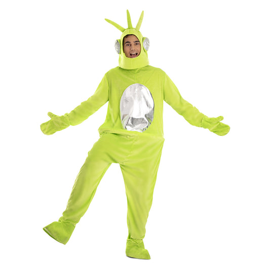 Grünes Teletubbie-Kostüm für Erwachsene