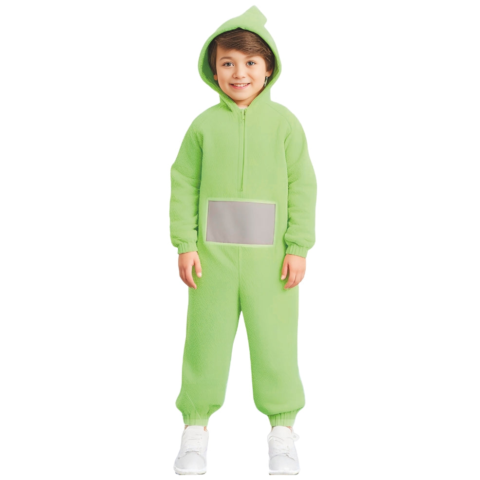 Grünes Teletubbie-Kostüm für Kinder