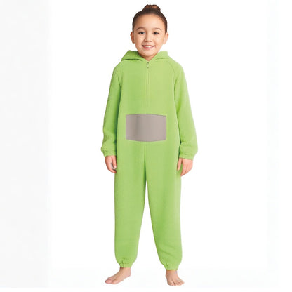 Grünes Teletubbie-Kostüm für Kinder