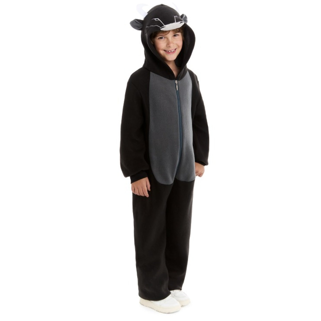 Schwarzer Stier Kostüm für Kinder