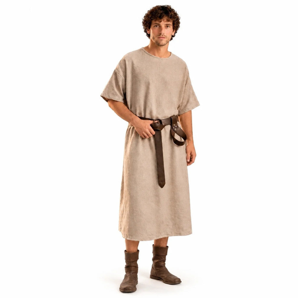 Beige Mittelalter-Tunika-Kostüm für Erwachsene