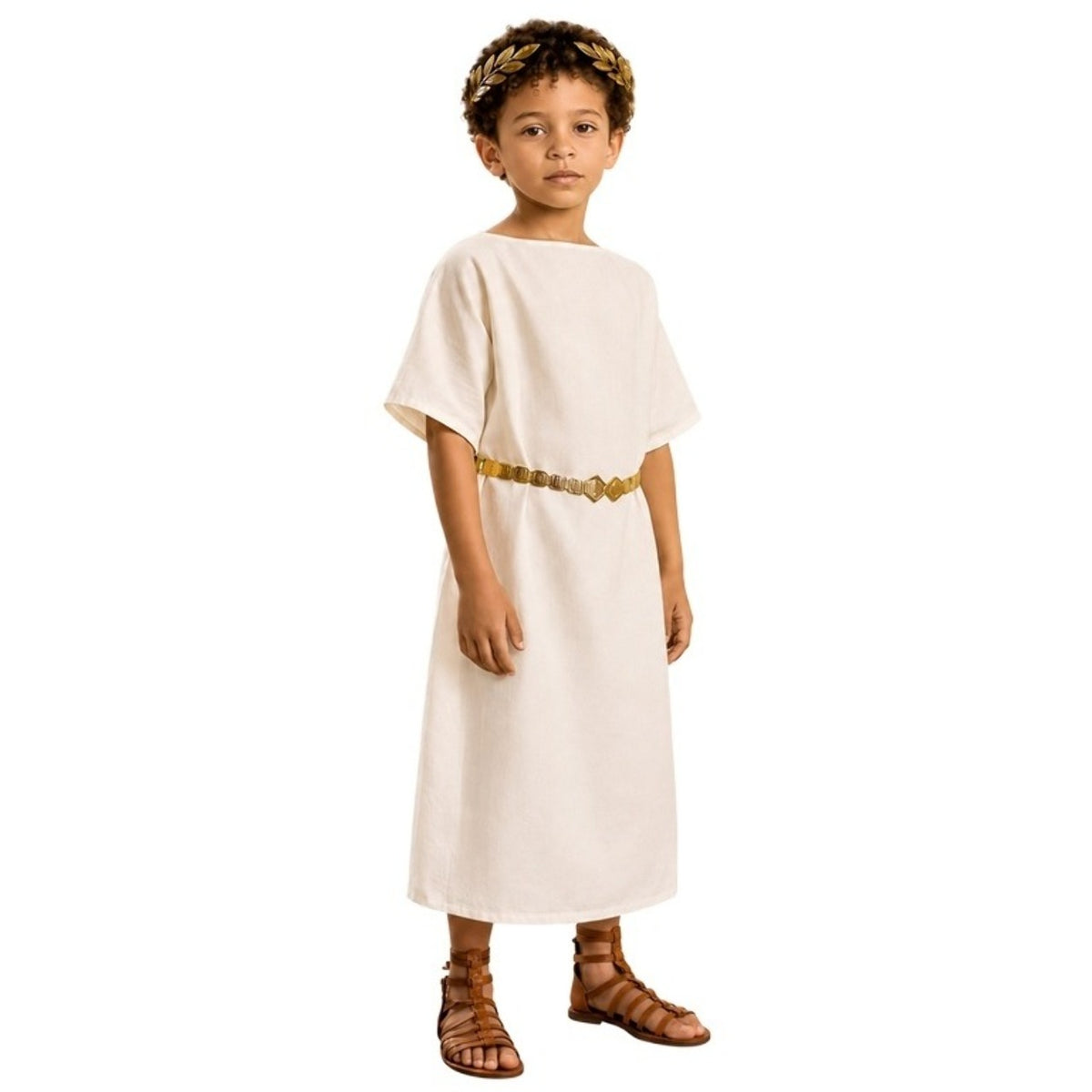 Römische weiße Toga-Kostüm für Kinder