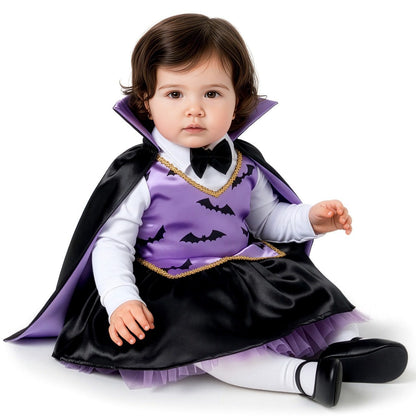Lila Vampirin Kostüm für Babys