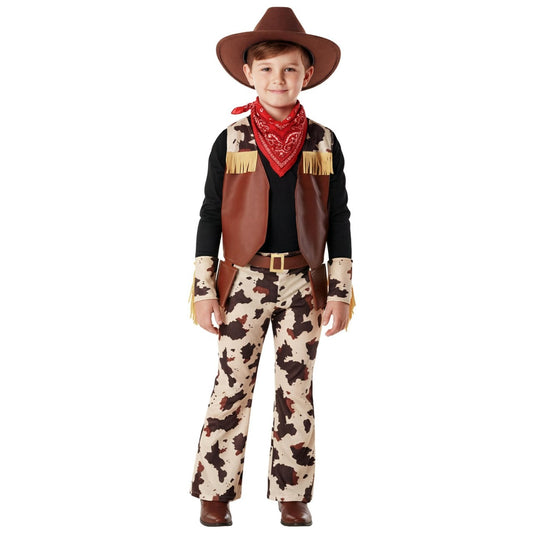 Braunes Cowboy-Western-Kostüm für Kinder