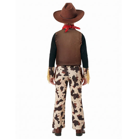 Braunes Cowboy-Western-Kostüm für Kinder