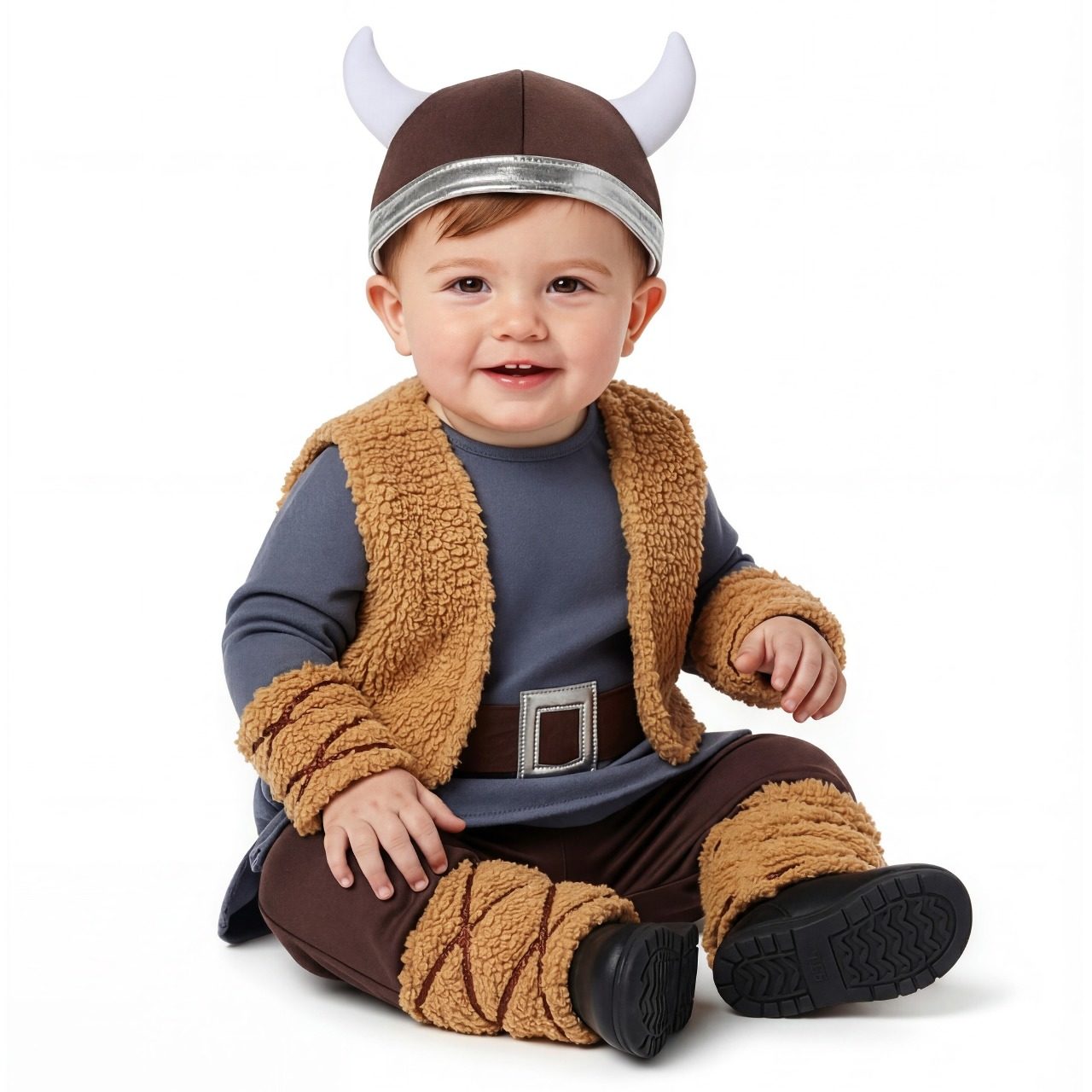 Barbarischer Wikinger-Kostüm für Babys