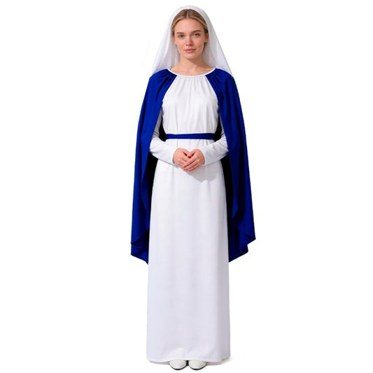Zweiteiliges Jungfrau-Maria-Kostüm für Damen